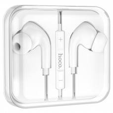 Наушники HOCO M101 Pro Crystal sound wire-controlled earphones с микрофоном 3.5мм белые