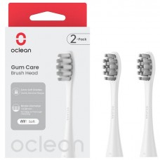 Насадки сменные для зубной щетки Oclean Brush Head Gum Care набор 2 штуки белые