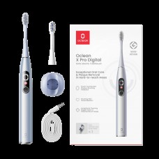 Зубная электрощетка Oclean X PRO с экраном (сенсорным дисплеем) серебристая