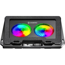 Подставка охлаждающая для ноутбука GamePro CP910 с экраном и подсветкой