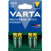 Акумуляторы - набор 4 штуки Varta Rechargeable Accu AAA 1000mAh BLI 4 NI-MH R3