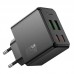 Зарядное устройство - блок на 4 выхода (порта USB) - Hoco CS19A 2*USB-C + 2*USB 65W черное