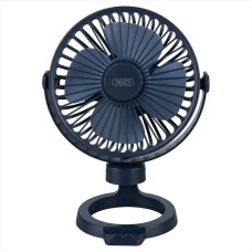 Вентилятор на аккумуляторе 1200 мАч - XO MF78 4-inch desktop/bracket adjustable angle fan голубой