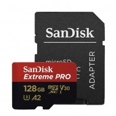 Карта памяти microSDXC SanDisk Extreme Pro A2 128Gb (UHS-1 U3) V30 (R200MB/s W90MB/s)