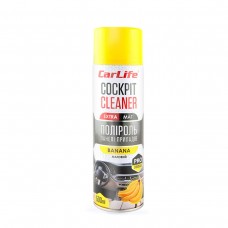 Полироль для панели приборов CarLife Cockpit Cleaner EXTRA MAT Банан 500 мл CF522