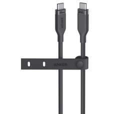 Кабель ANKER USB-C to USB-C 240W 0.9m 20 Gbps 4K Video Tranfer Bio-Nylon черный