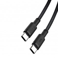 Кабель XO NB-Q199 - 100W 150см Type-C to Type-C PD черный