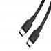 Кабель XO NB-Q199 - 100W 150см Type-C to Type-C PD черный