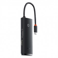 Хаб - адаптер - кард-ридер Baseus Lite Series 6-Port USB-C HUB WKQX050001