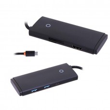Док-станция мульти - хаб-адаптер Baseus Lite Series 6-Port USB-C WKQX050101