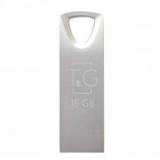 Флешка USB металлическая T&G Metal model 117 16GB серебристая