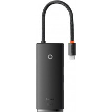 Хаб - кардридер USB-C - Baseus Lite Series 6-Port USB-A HUB (WKQX050001)