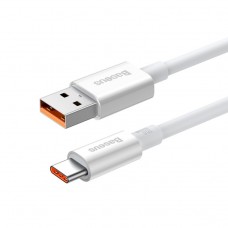 Кабель BASEUS USB - Type-C Superior Series Fast Charging Data Cable 2m 100W белый