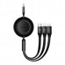 Кабель тройной Baseus Bright Mirror 2 USB to M + L + C 3.5A 1.1m 3-in-1 (CAMJ010201)