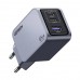 Зарядное устройство UGREEN Nexode Pro 65W 3-Port GaN Fast MacBook iPhone Charger X755 Зарядное устройство UGREEN Nexode Pro 65W 3-Port GaN Fast MacBook iPhone Charger X755