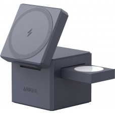 Беспроводное зарядное ANKER MagGo Wireless Charging Station 15W 3-in-1 Cube Y1811G11
