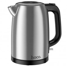 Электрочайник металлический HOCO HE12 1.7 литра stainless steel electric kettle (вилка EU)