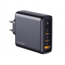 Зарядное устройство - адаптер питания Voltme 140W GaN V1152 черный (вилка EU)