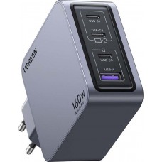 Зарядный адаптер - блок питания 4 выхода Ugreen X763 Nexode Pro 160W 1U + 3C (UGR-25877)
