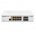 Коммутатор Mikrotik CRS112-8P-4S-IN 8x Gigabit Passive PoE / 802.3af/at ports + 4x SFP ports