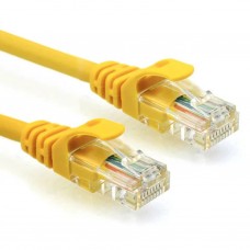 Сетевой кабель - патч корд для интернета UGREEN Cat 5e UTP Lan Cable 2 метра желтый (UGR-11231)