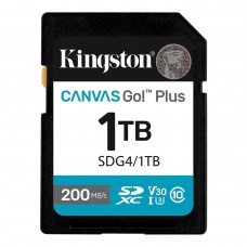 Карта памяти Kingston Canvas Go! Plus 1Tb (UHS-1 U3) A2 V30 (R200MB/s W160MB/s) SDG4/1TB