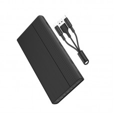 Внешний аккумулятор Hoco J33 10000mAh с кабелем в комплекте чёрный