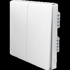 Выключатель умный Aqara H1 Smart wall switch 2 клавиши (с нейтралью) белый (WS-EUK04)