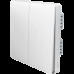 Выключатель умный Aqara H1 Smart wall switch 2 клавиши (с нейтралью) белый (WS-EUK04)