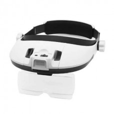 Лупа бинокулярная с Led подсветкой 8 диодов увеличения Magnifier 81001NC