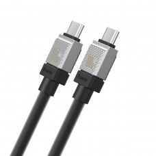 Кабель Baseus CoolPlay Series Type-C to Type-C 100W 1 метр черный CAKW000201