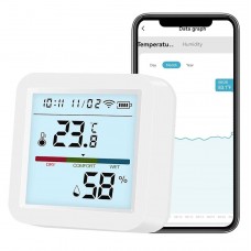 Термо-гигрометр беспроводной Wi-Fi датчик - Tuya Sensor TH05