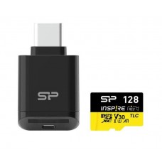 Карта памяти SILICON POWER Inspire MicroSDXC 128G U3 A1 V30 170R/150W SP128GBSTXLV3V1NSP