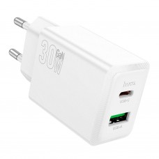 Зарядное устройство 2 порта Hoco N71 30w charger блок адаптер