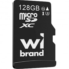 Карта памяти Wibrand 128Gb microSDXC UHS-1 U3  class 10 (WICDHU3/128GB)