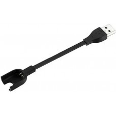 Кабель - зарядная проволока для Xiaomi Mi Band 3 - шнурок USB черный