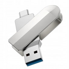 Двойной флеш - накопитель 2 интерфейса Hoco UD10  64GB USB 3.2 + Type-C