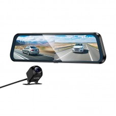 Видеорегистратор - зеркало HOCO DV16 streaming media driving recorder (dual-channel with rear camera)