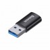 Адаптер Baseus Ingenuity Series Mini OTG Adaptor USB 3.1 (мама) to Type-C (папа) черный