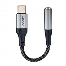Адаптер Hoco LS36 Fresh Digital Type-C to 3.5 audio converter Чорний
