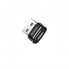 Адаптер Hoco UA6 USB to Type-C converter Чорний