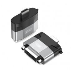 Адаптер XO GB013 HDMI to DVI female converter Metal