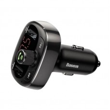 FM-трансмітер Baseus S-09 Overseas Edition 2xUSB Car FM Transmitter Cluster Чорний FM-трансмітер Baseus S-09 Overseas Edition 2xUSB Car FM Transmitter Cluster Чорний