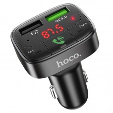 FM-трансмітер Hoco E59 Promise QC3.0 car BT FM transmitter Чорний