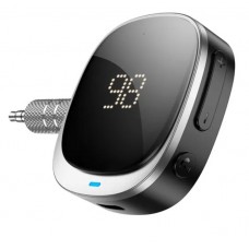 FM-трансмітер Hoco E80 Travel car AUX BT receiver Чорний