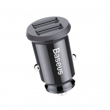 АЗП Baseus Grain Car Charger 3.1 A dual - USB Чорний АЗП Baseus Grain Car Charger 3.1 A dual - USB Чорний