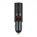 АЗП Baseus Share Together Fast Charge Car Charger Cigarette Lighter Expansion Port Сірий
