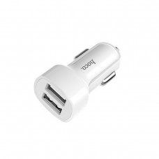 АЗП Hoco Z2A two-port car charger 2USB 2.4A Білий АЗП Hoco Z2A two-port car charger 2USB 2.4A Білий