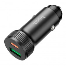 АЗП Hoco Z49B Level PD38W(1C1A) car charger Чорний АЗП Hoco Z49B Level PD38W(1C1A) car charger Чорний