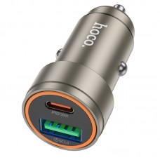 АЗП Hoco Z57A Glorious PD30W+QC3.0 car charger Чорний АЗП Hoco Z57A Glorious PD30W+QC3.0 car charger Чорний
